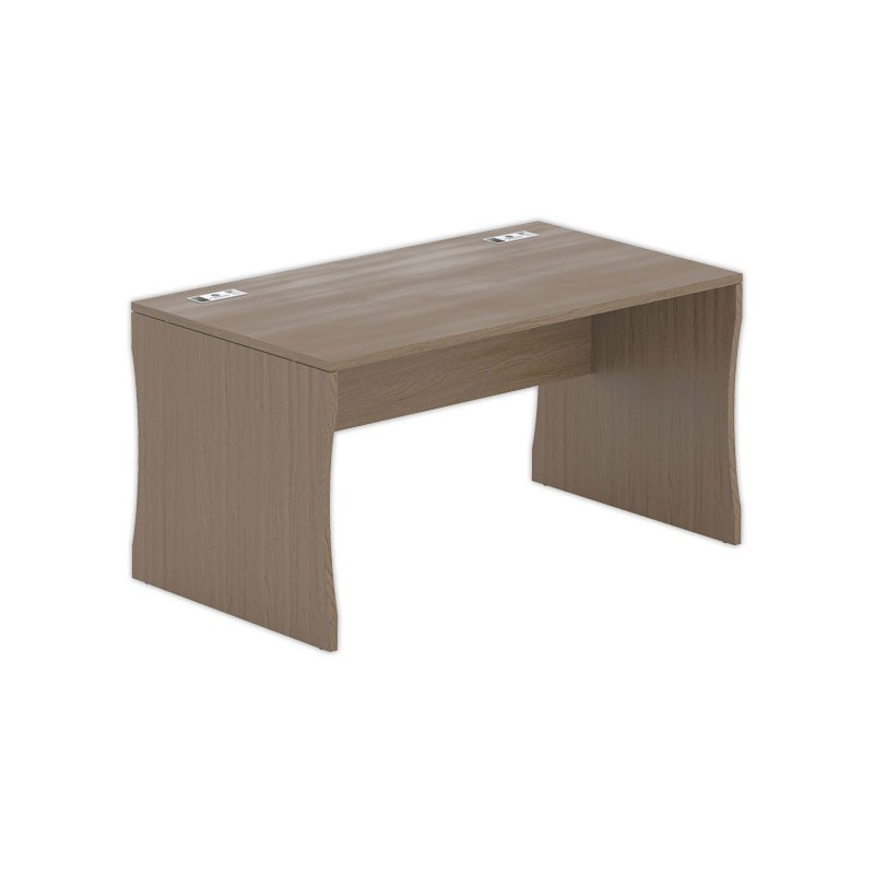 Bureau BUDAPEST 160 x 80 noyer - Fiducial Office Solutions