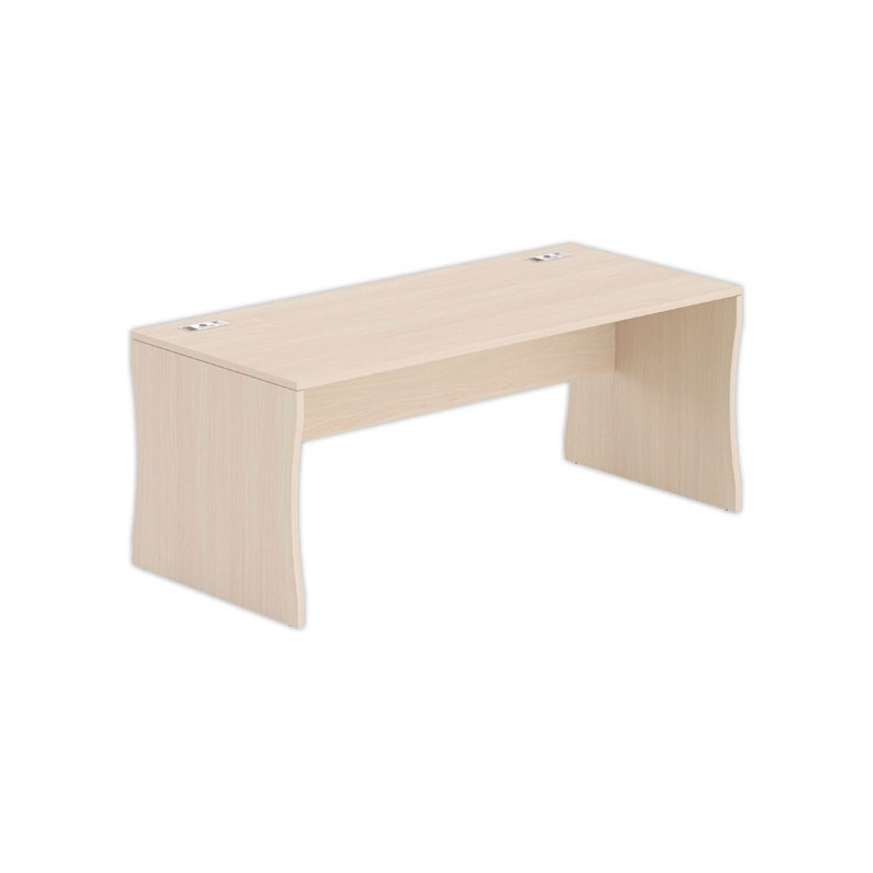 Bureau BUDAPEST 180 x 80 acacia - Fiducial Office Solutions