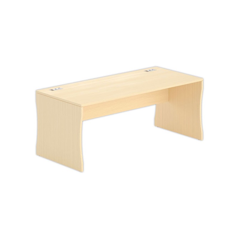 Bureau BUDAPEST 180 x 80 hêtre - Fiducial Office Solutions