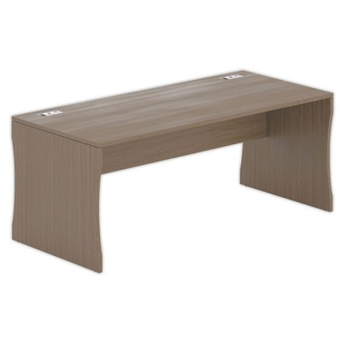 Bureau BUDAPEST 180 x 80 noyer - Fiducial Office Solutions