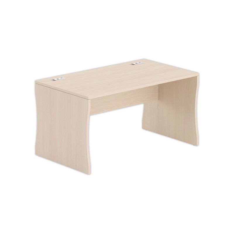 Bureau BUDAPEST 140 x 80 ACACIA - Fiducial Office Solutions