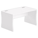 Bureau BUDAPEST 140 x 80 blanc - Fiducial Office Solutions
