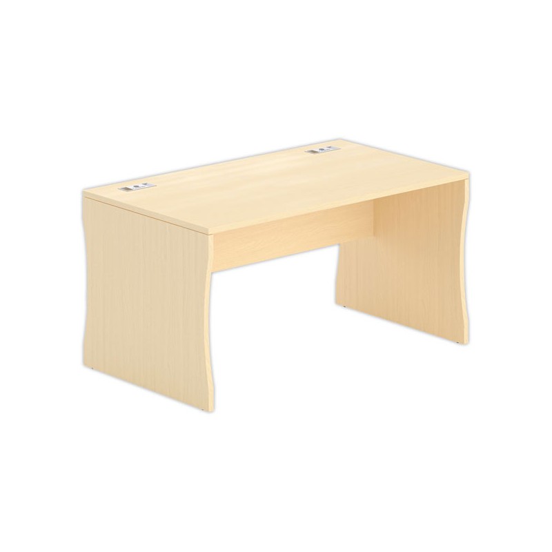 Bureau BUDAPEST 140 x 80 hêtre - Fiducial Office Solutions