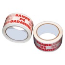 Rouleau adhésif polypropylène "Bande de garantie" - 66m x 50mm - Sign