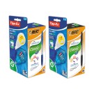 Stylos bille BIC Atlantis avec 1 correcteur Easy Refill + recharge x12 - Bic