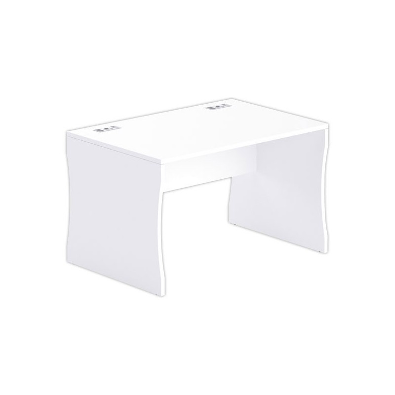 Bureau BUDAPEST 120 x 80 blanc - Fiducial Office Solutions