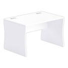 Bureau BUDAPEST 120 x 80 blanc - Fiducial Office Solutions