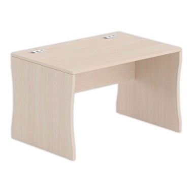 Bureau BUDAPEST 120 x 80 acacia clair - Fiducial Office Solutions