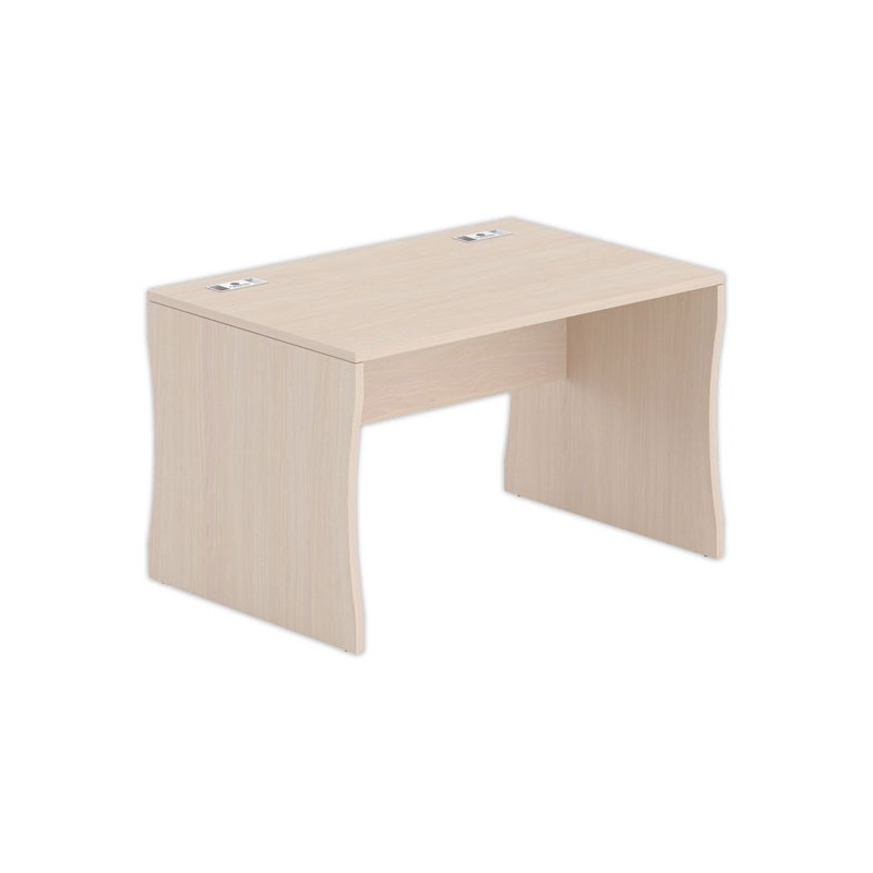 Bureau BUDAPEST 120 x 80 acacia clair - Fiducial Office Solutions