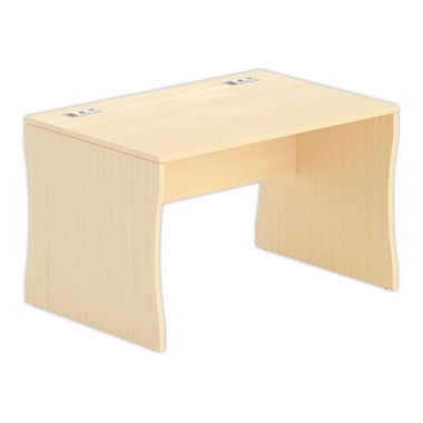 Bureau BUDAPEST 120 x 80 hêtre - Fiducial Office Solutions