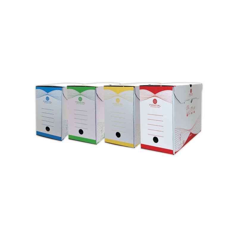Boîtes à archives Easy Color FIDUCIAL - Dos 15 cm x10 - Fiducial Office Solutions