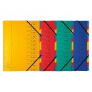 Trieur avec élastiques EXACOMPTA - 12 compartiments - Exacompta