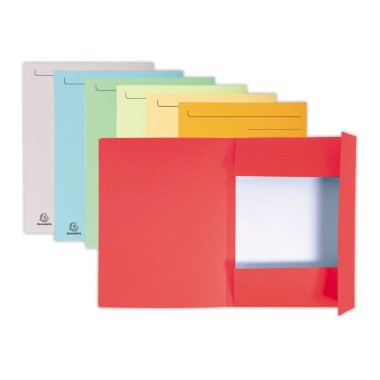Chemises 3 rabats carton 280 g Forever- Format A4 x50 - Exacompta