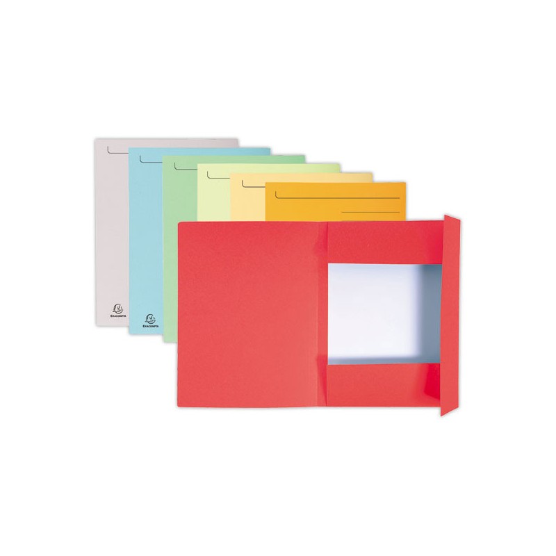 Chemises 3 rabats carton 280 g Forever- Format A4 x50 - Exacompta
