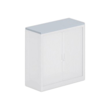 Top finition en mélaminé ép 25 mm L100- gris - Shopdeschefs