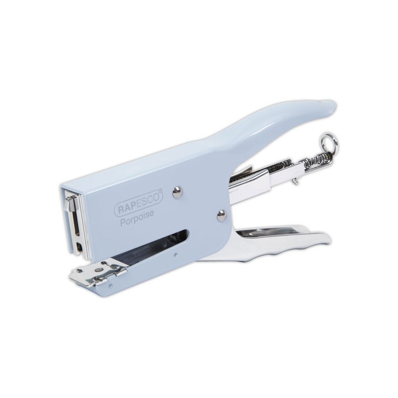 Agrafeuse pince métal Porpoise 40 feuillles 24/6/8 & 26/6/8 - bleu - Rapesco