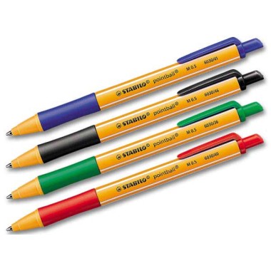 Stylo bille STABILO Pointball écriturefine 0,5 mm - Stabilo