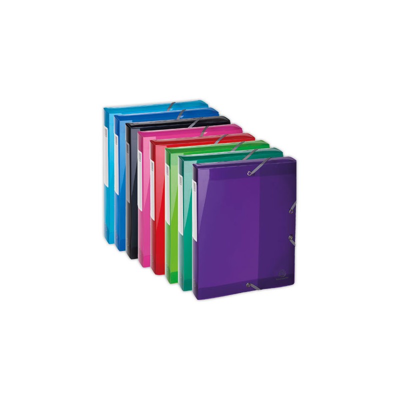 Boîtes de classement Iderama - Colorisassortis - Dos 4 cm x8 - Exacompta