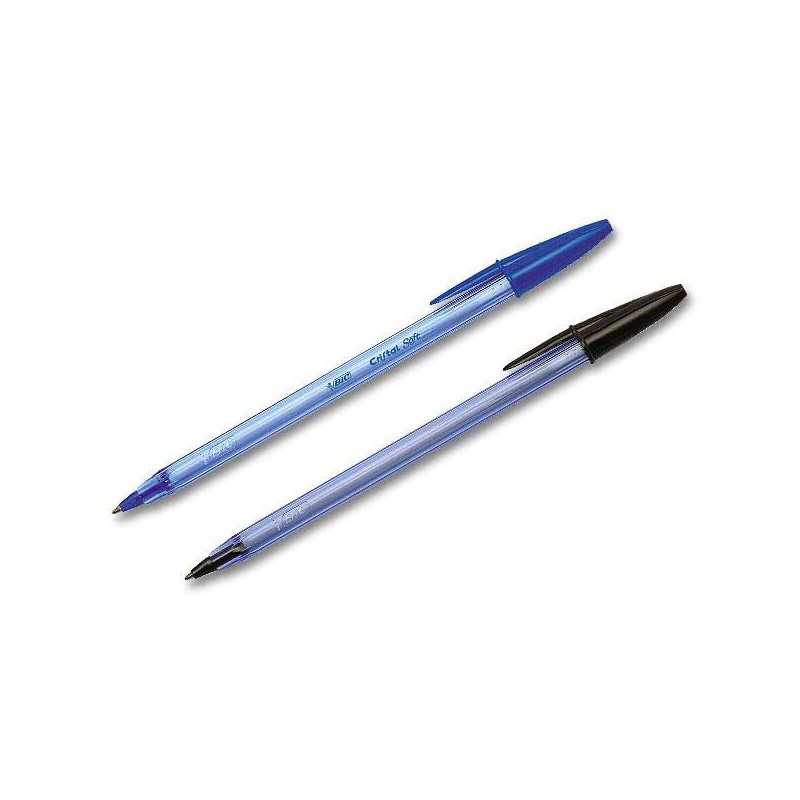 Stylo bille BIC Cristal Soft - Ecriture moyenne - Bic