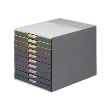 Module de classement 10 tiroirs VARICOLOR gris - Durable