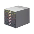 Module de classement 10 tiroirs VARICOLOR gris - Durable