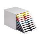 Module de classement 10 tiroirs VARICOLOR blanc - Durable