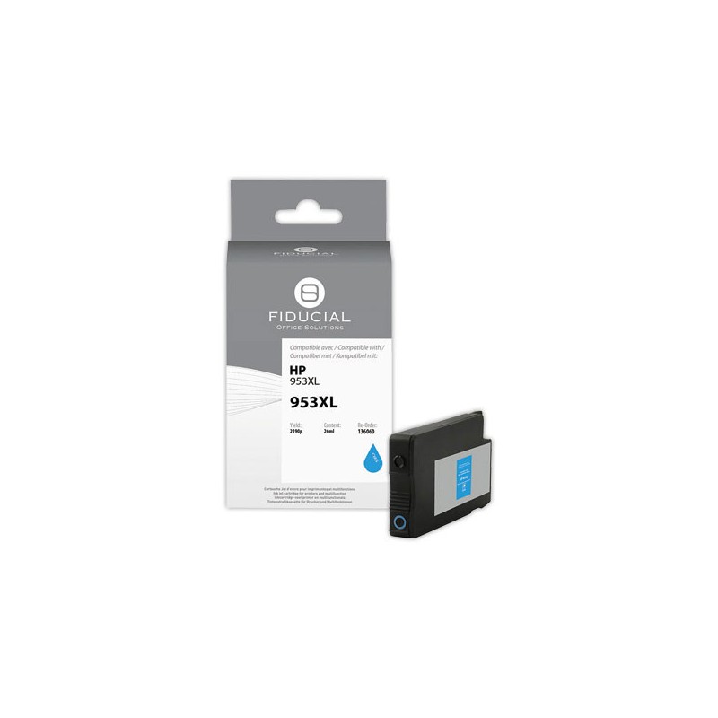 Cartouche Hp953XL cyan compatible FIDUCIAL - Fiducial Office Solutions