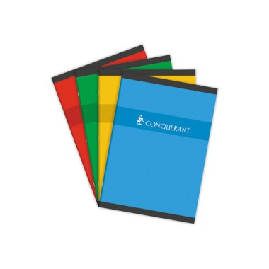 Cahier agrafé Conquérant 70g, A4, 5x5,96 pages - Conquerant