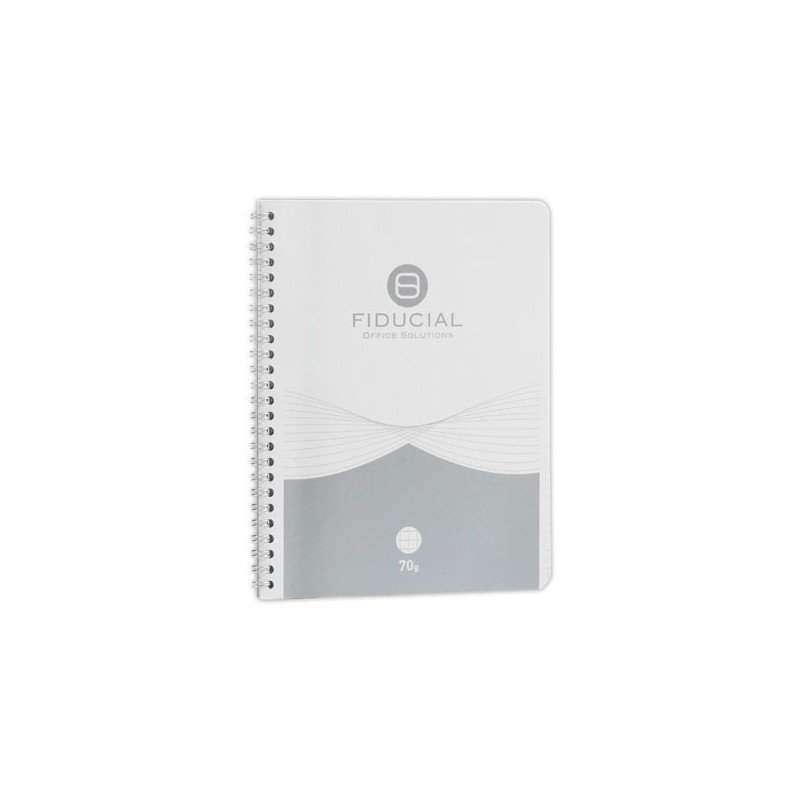 Cahier spirale FIDUCIAL 70g, 17 x22 cm,100 pages, 5x5 - Fiducial Office Solutions