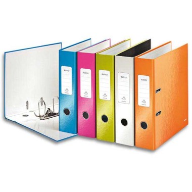 Classeurs à levier WOW - Dos 8 cm x10 - Leitz