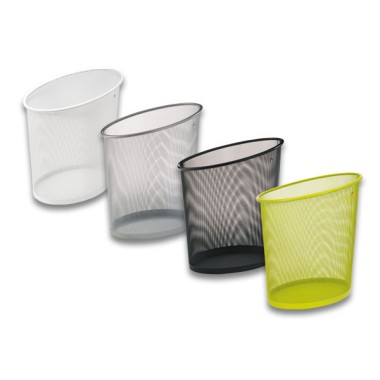 Corbeille à papier métal mesh 18L - Alba