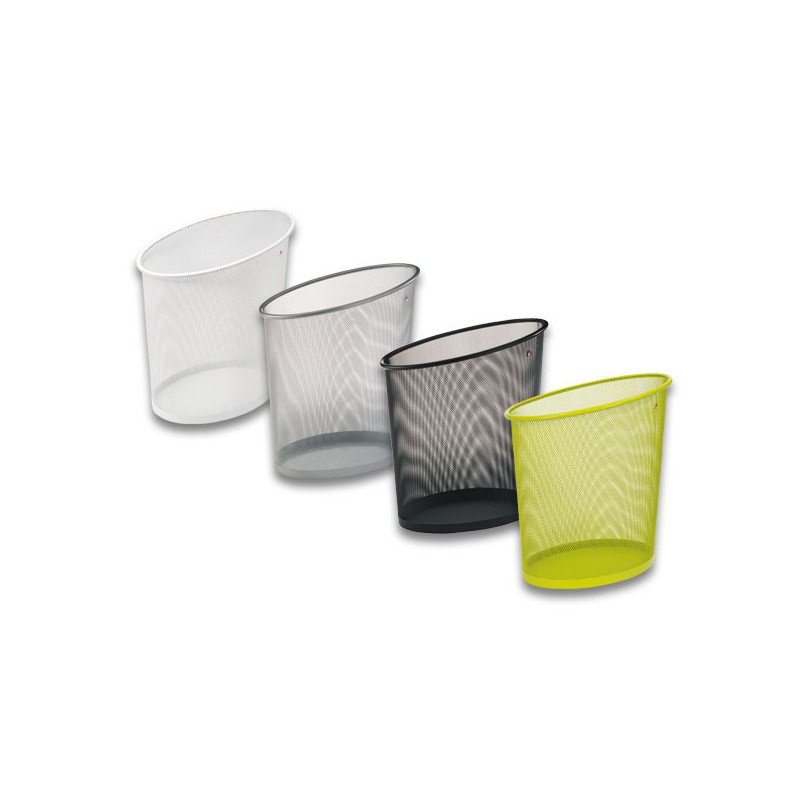Corbeille à papier métal mesh 18L - Alba