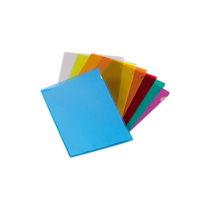 Pochettes coins FIDUCIAL en PVC 14/100e x50 - Fiducial Office Solutions