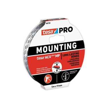 Ruban Mounting PRO ACX+ MP 5 m x 19 mm- Noir - Tesa