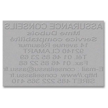 Plaque caoutchouc seule - 9 ou 10 lignes - Shopdeschefs