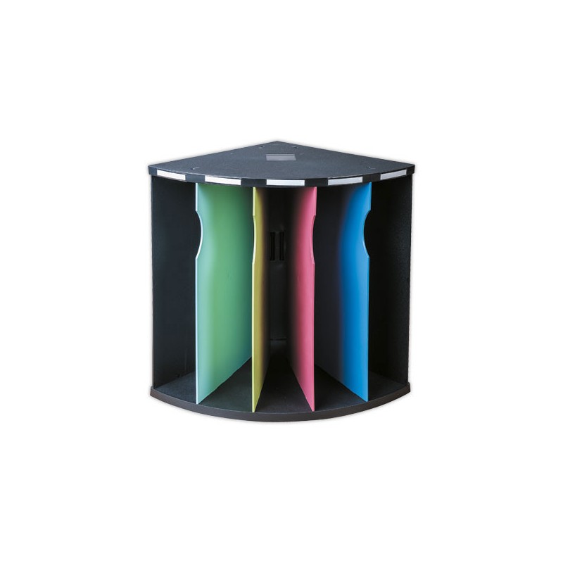 Trieur corner 5 compartiments assortis - Exacompta