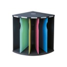 Trieur corner 5 compartiments assortis - Exacompta