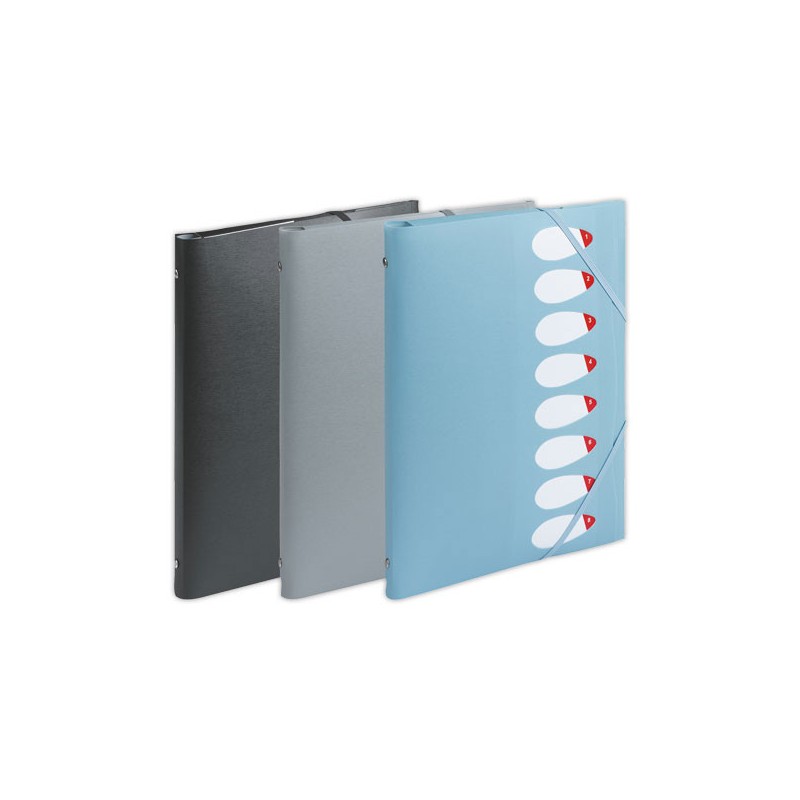 Trieur chemise 3 rabats FIDUCIAL en polypropylène - 8 positions - Fiducial Office Solutions