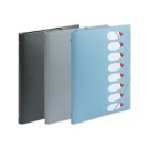 Trieur chemise 3 rabats FIDUCIAL en polypropylène - 8 positions - Fiducial Office Solutions