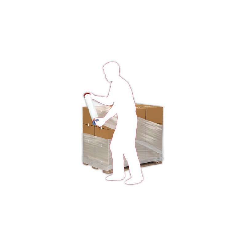 Rouleaux de film étirable transparent 0,45 x 300 m x 20µ x6 - Shopdeschefs