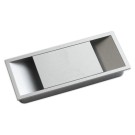 Passe-câbles rectangulaire gris. Obturateur - Shopdeschefs