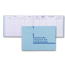 Registre unique du personnel 200 salariés 29,7 x 21 cm à l'italienne - Shopdeschefs