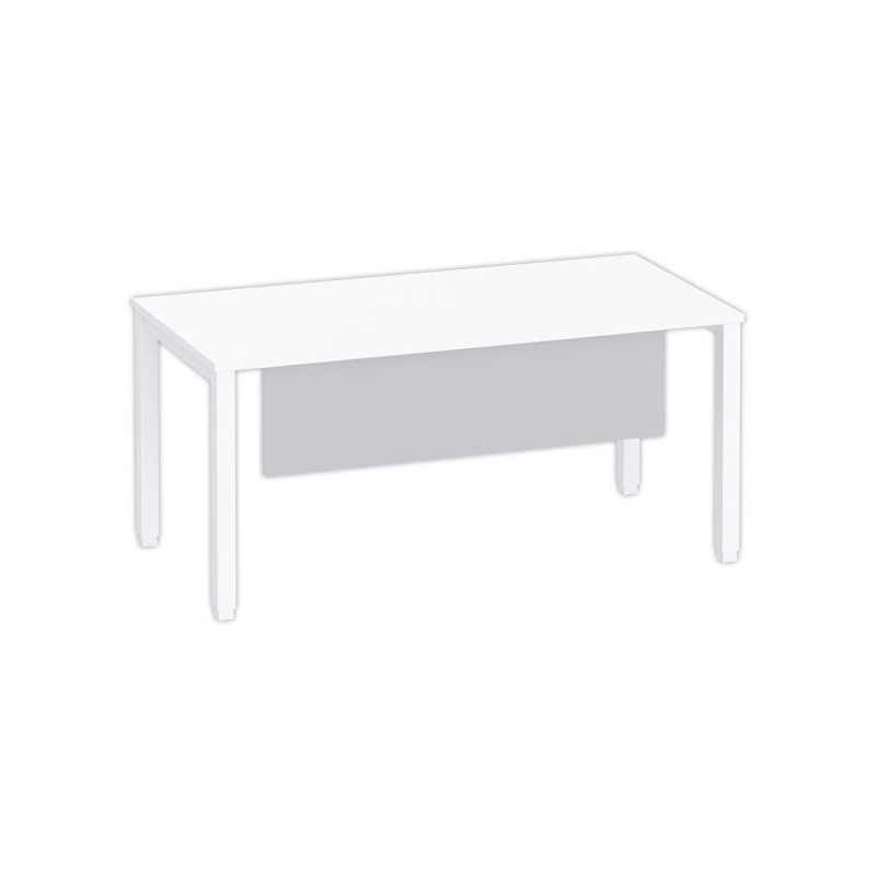 Voile de fond mélaminé L 160 aluminium - Shopdeschefs