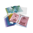 Chemises A4 à double poche transparentes assorties. x12 - Tarifold