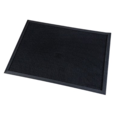Tapis d'entrée grattant picots 60 x 80cm noir - Paperflow
