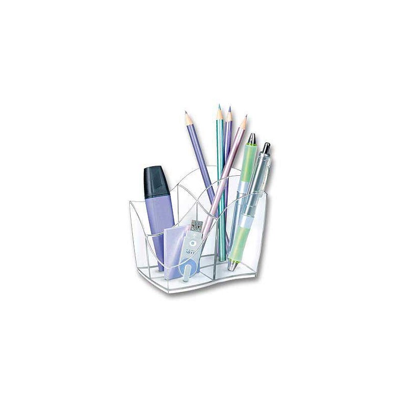 Multipot organiseur CEP ELLYPSE cristal, polystyrène 100% recyclable - Cep