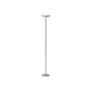 Lampadaire droit LED 24,6W argent, avec variateur - Unilux