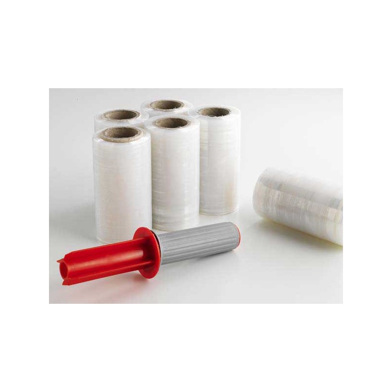 Rouleaux de film étirable transparent 100x12,5 cm avec devidoir x6 - Shopdeschefs