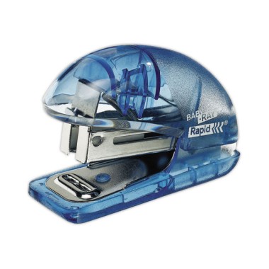 Mini agrafeuse Rapid Fashion Baby Ray - Bleu ciel et transparent - Rapid
