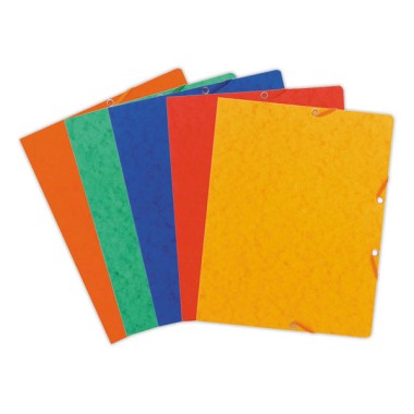 Chemises à élastiques sans rabats- carte 360 g - dos de 1,5 cm x10 - Exacompta